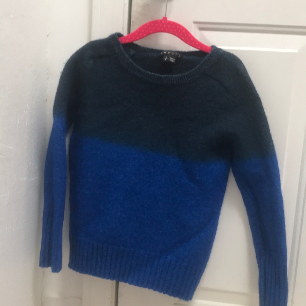 Insanely beautiful, Alpaca &Silk, blue sweater.